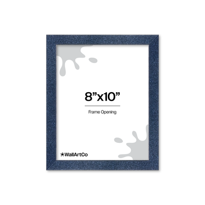 The Little Luxe - Blue Glitter Picture Frame
