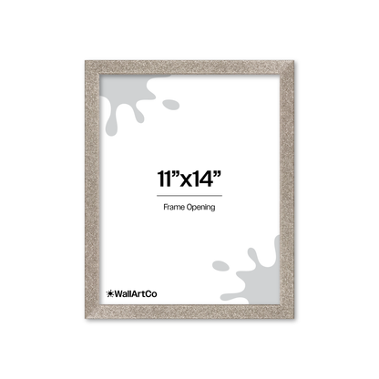 The Little Luxe - Silver Glitter Picture Frame