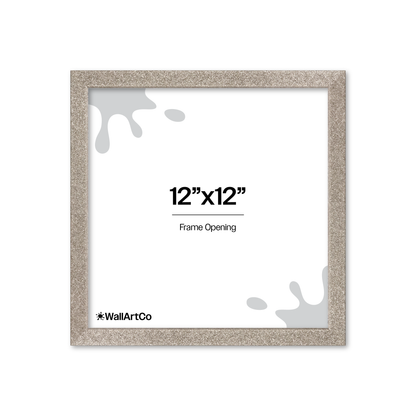 The Little Luxe - Silver Glitter Picture Frame