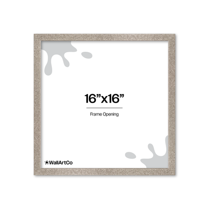 The Little Luxe - Silver Glitter Picture Frame