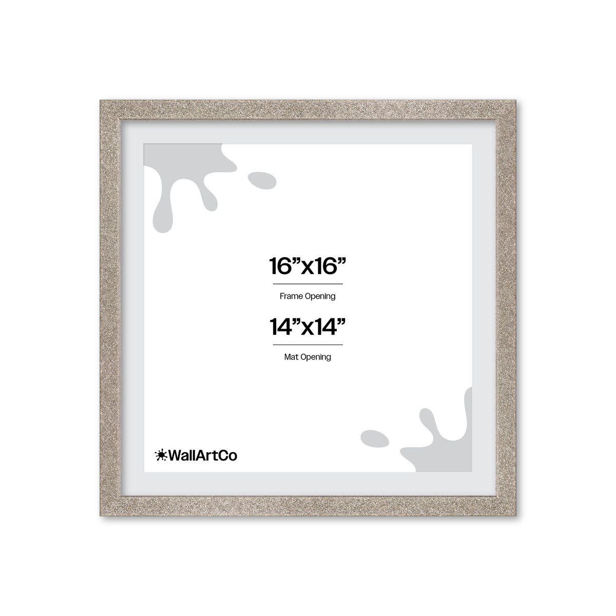 Front of picture frame