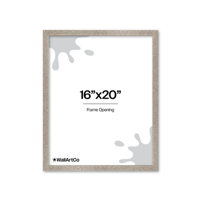 The Little Luxe - Silver Glitter Picture Frame