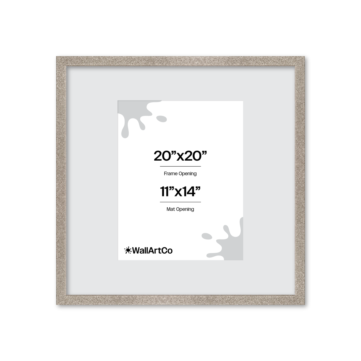 Front of picture frame