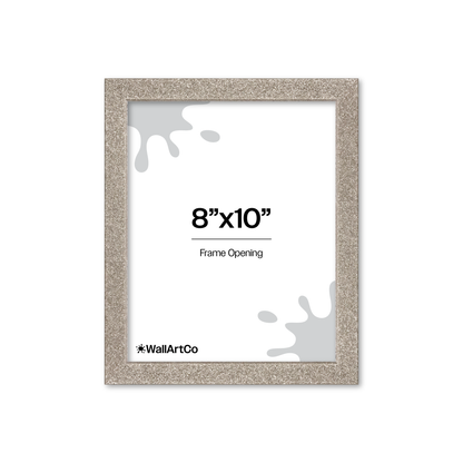 The Little Luxe - Silver Glitter Picture Frame