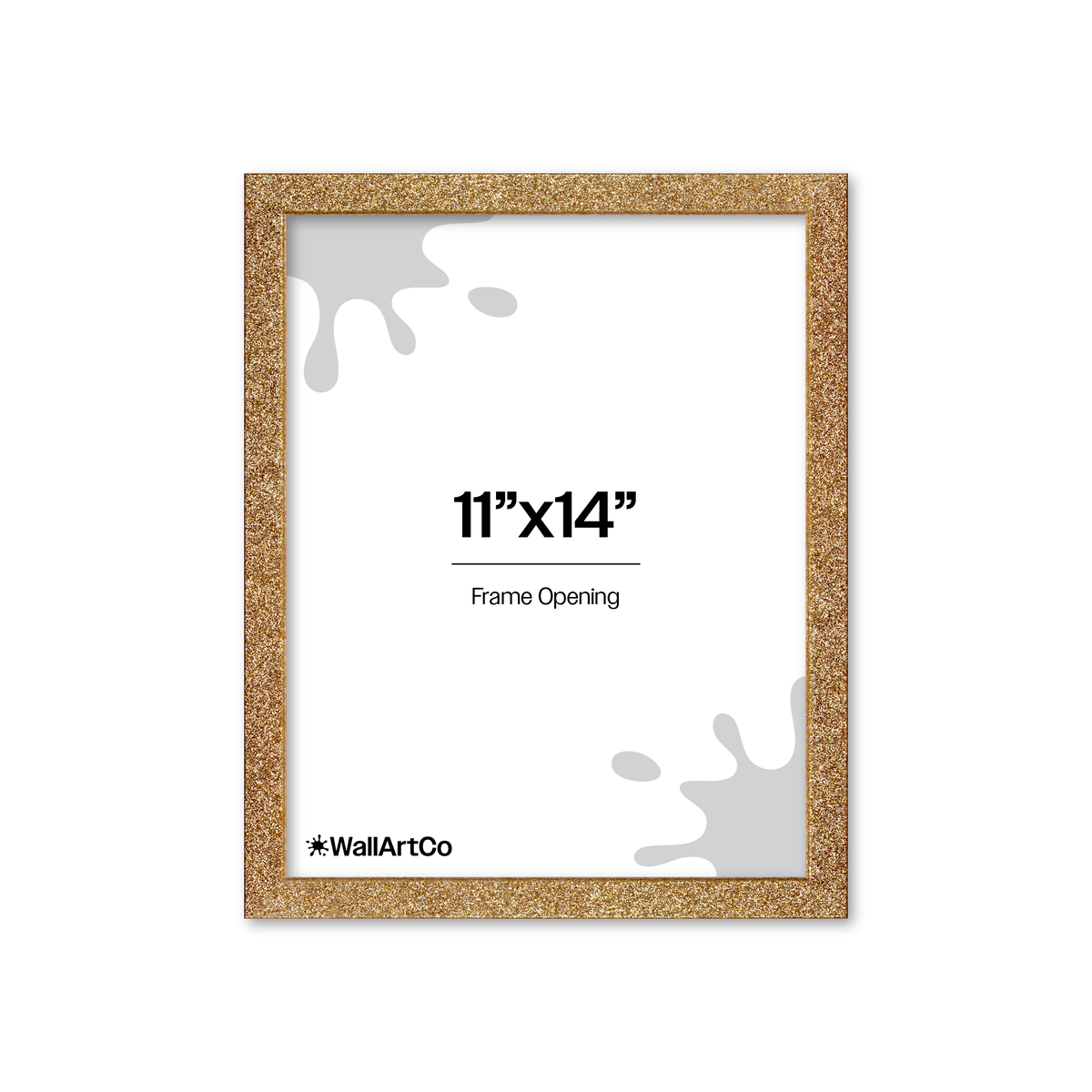 Gold Glitter Wall Frame
