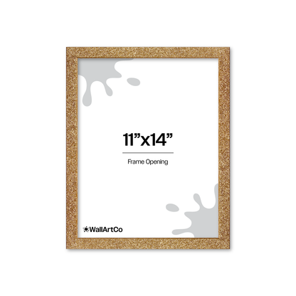 Gold Glitter Wall Frame