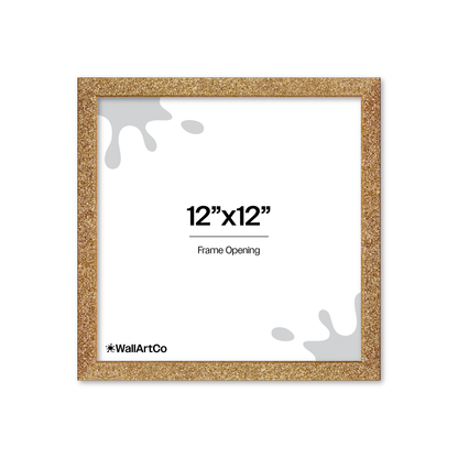 Gold Glitter Wall Frame