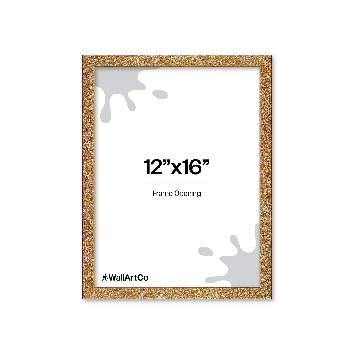 Gold Glitter Wall Frame