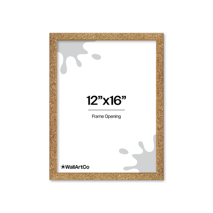 Gold Glitter Wall Frame
