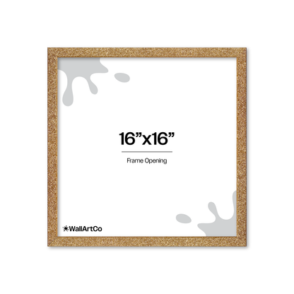 Gold Glitter Wall Frame