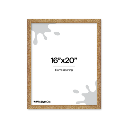 Gold Glitter Wall Frame