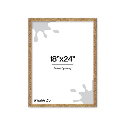 Gold Glitter Wall Frame
