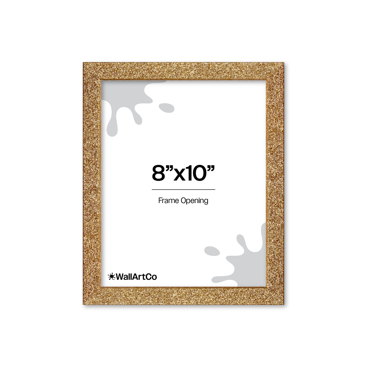 Gold Glitter Wall Frame
