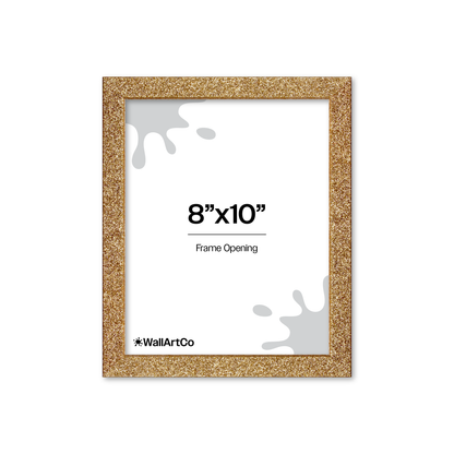 Gold Glitter Wall Frame