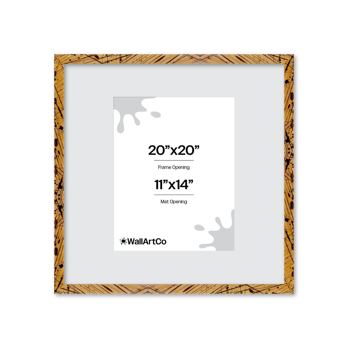 Front of picture frame
