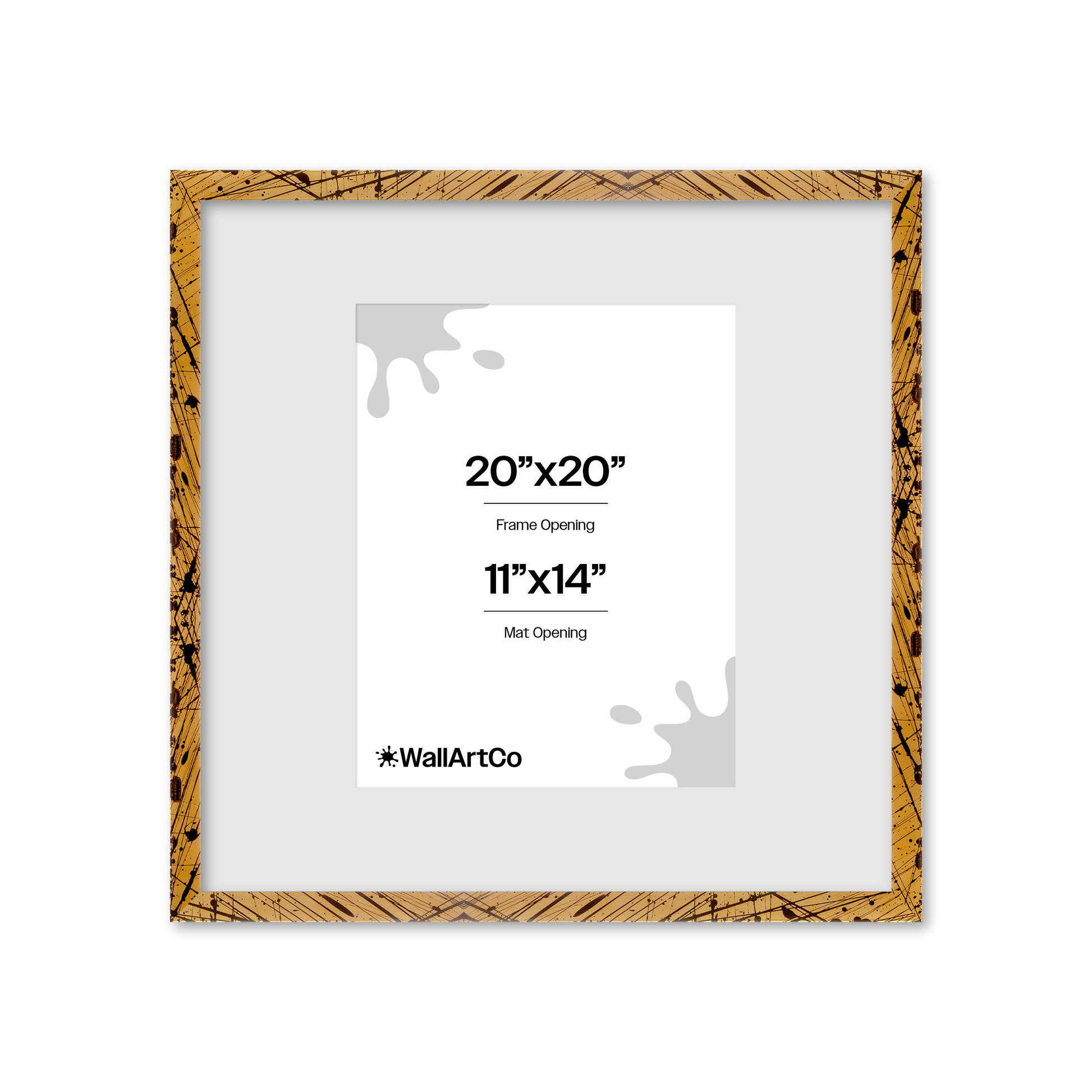 Front of picture frame