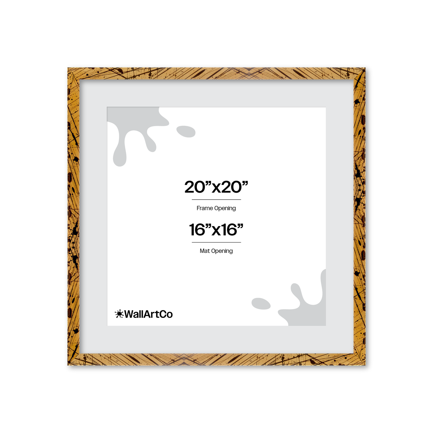 Front of picture frame