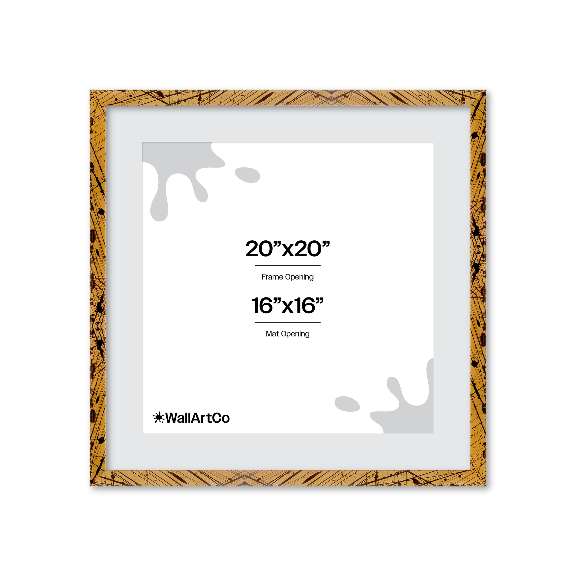 Front of picture frame