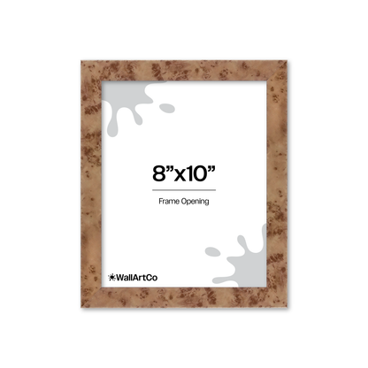 Caramel Burlwood Lucca Wall Frame