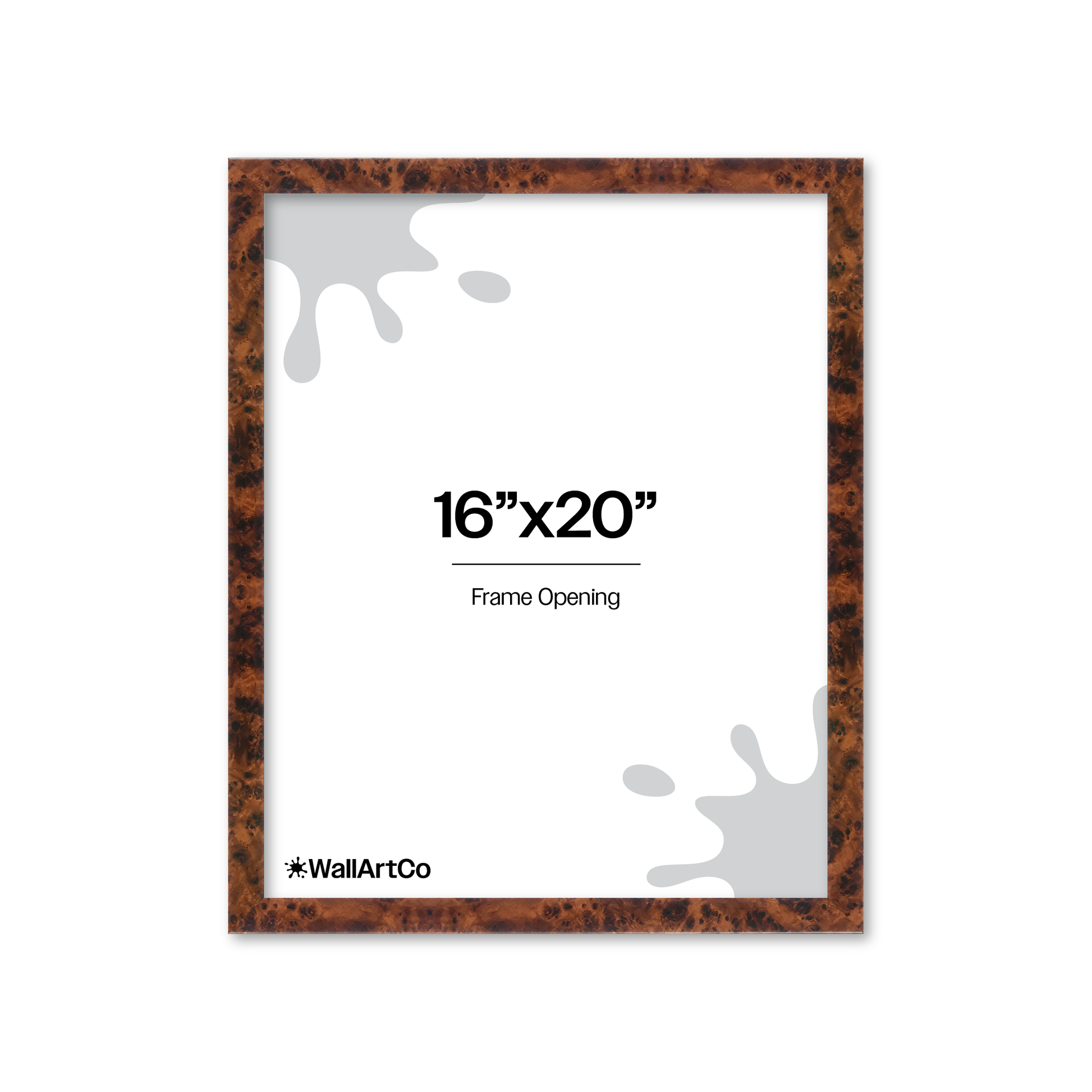 Front of picture frame