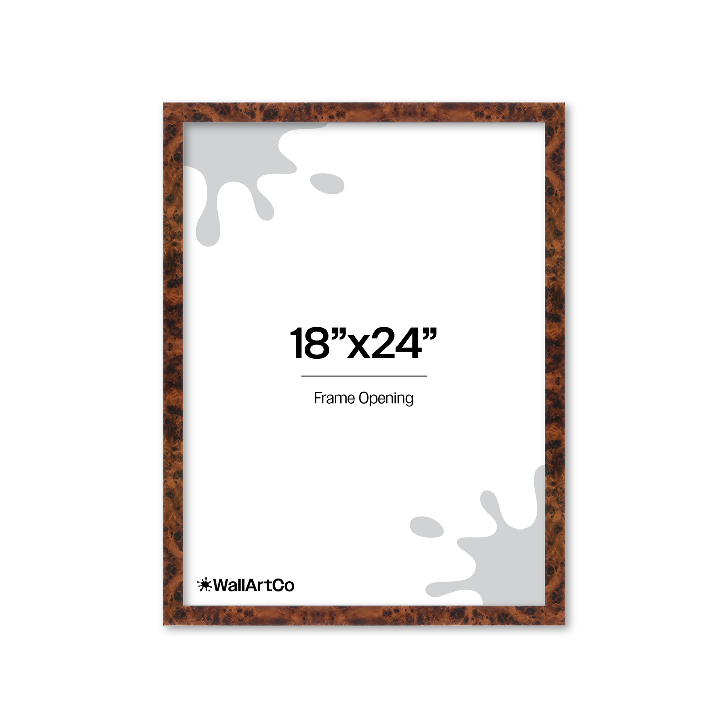 Front of picture frame