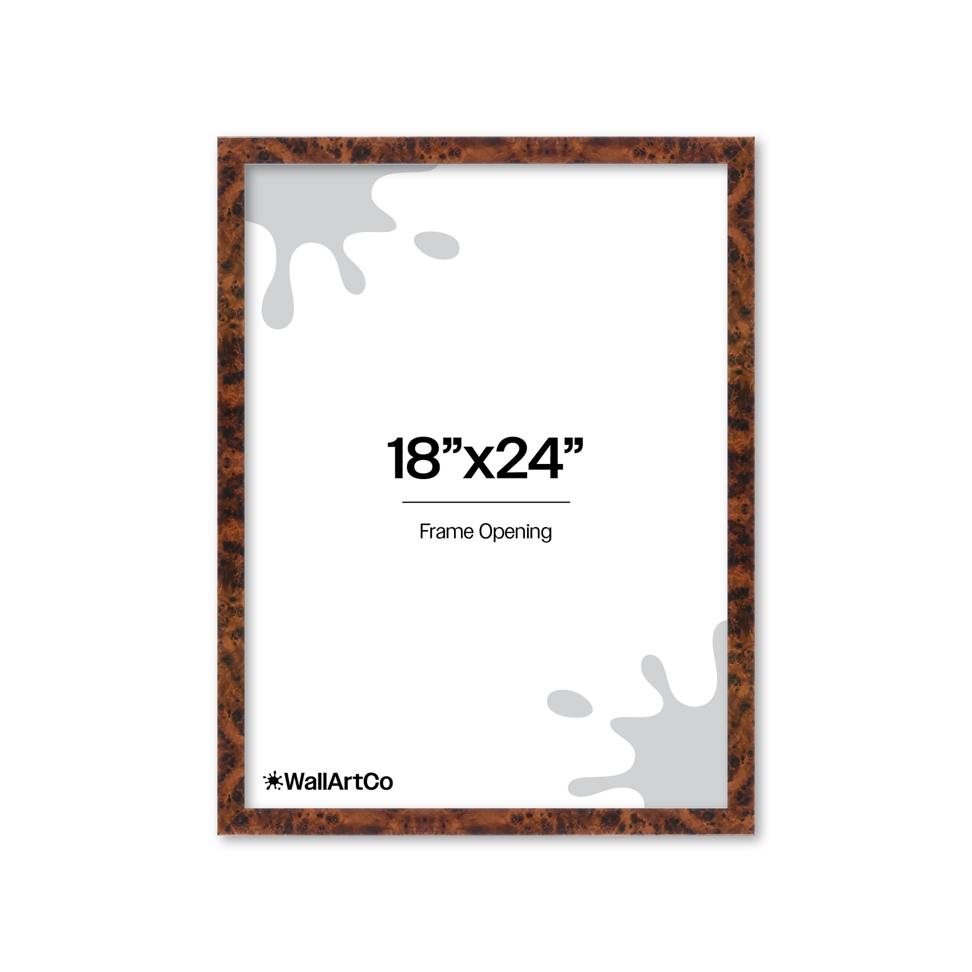 Front of picture frame