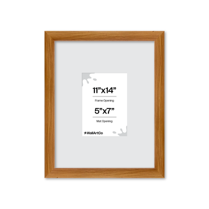 11" x 14" Light Oak Hudson Wall Frame