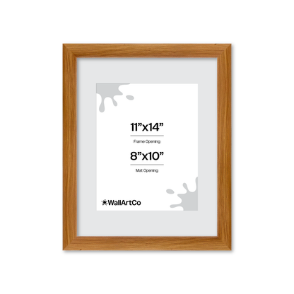 11" x 14" Light Oak Hudson Wall Frame
