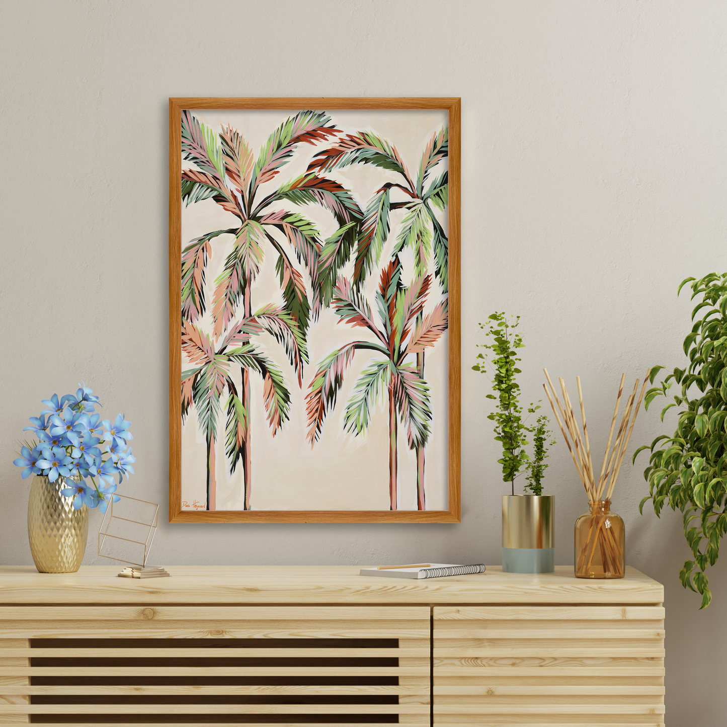 The All-Rounder 1-1/8" - Light Oak Picture Frame