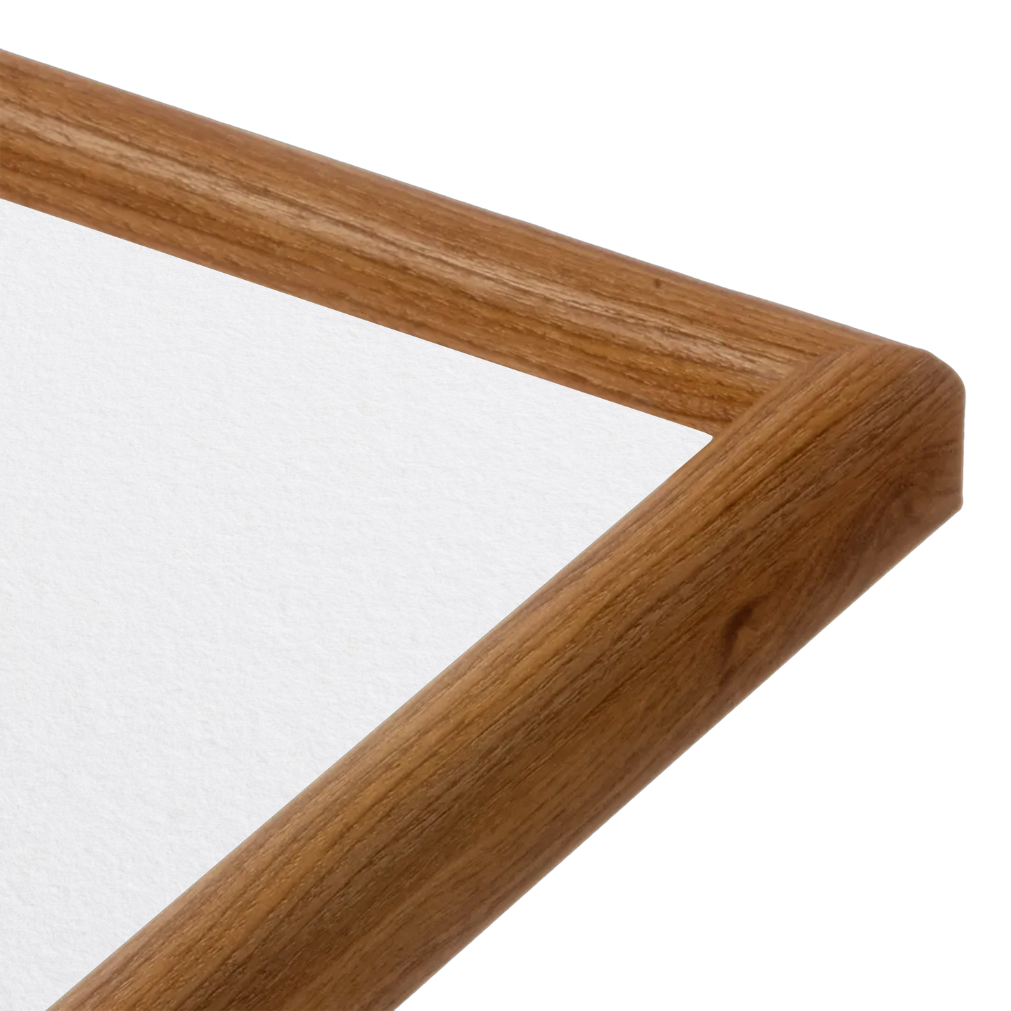 corner of the Light Walnut Hudson Wall Frame