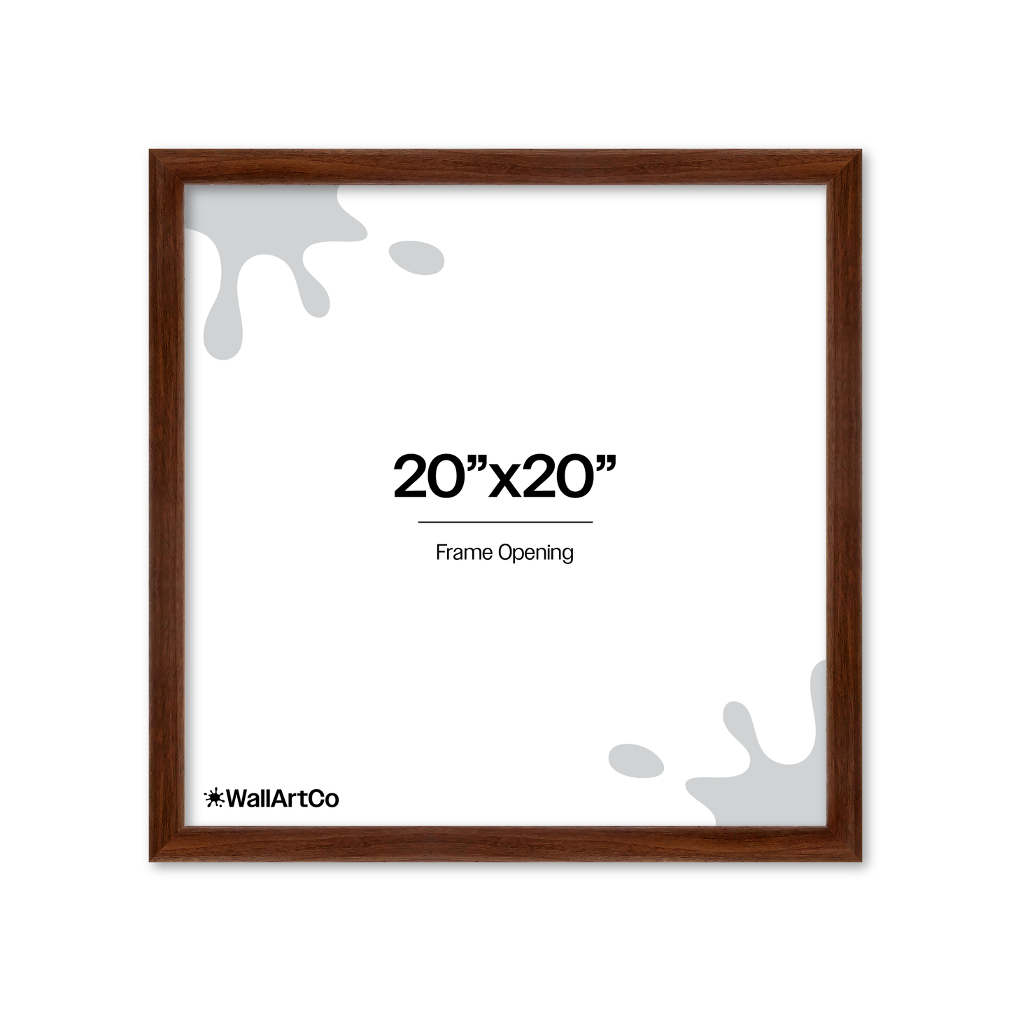 Front of picture frame