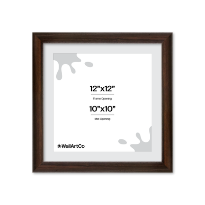 12" x 12" Dark Oak Hudson Wall Frame