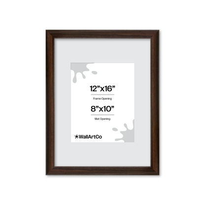 12" x 16" Dark Oak Hudson Wall Frame