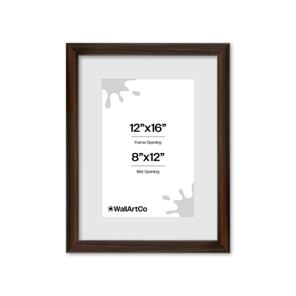 12" x 16" Dark Oak Hudson Wall Frame