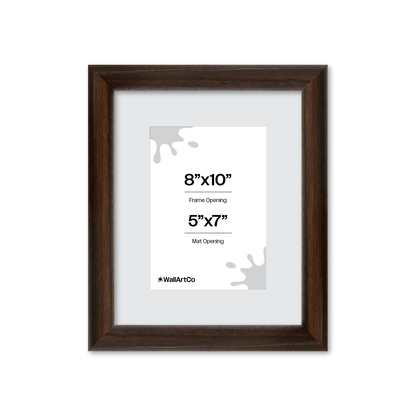 8" x 10" Dark Oak Hudson Wall Frame