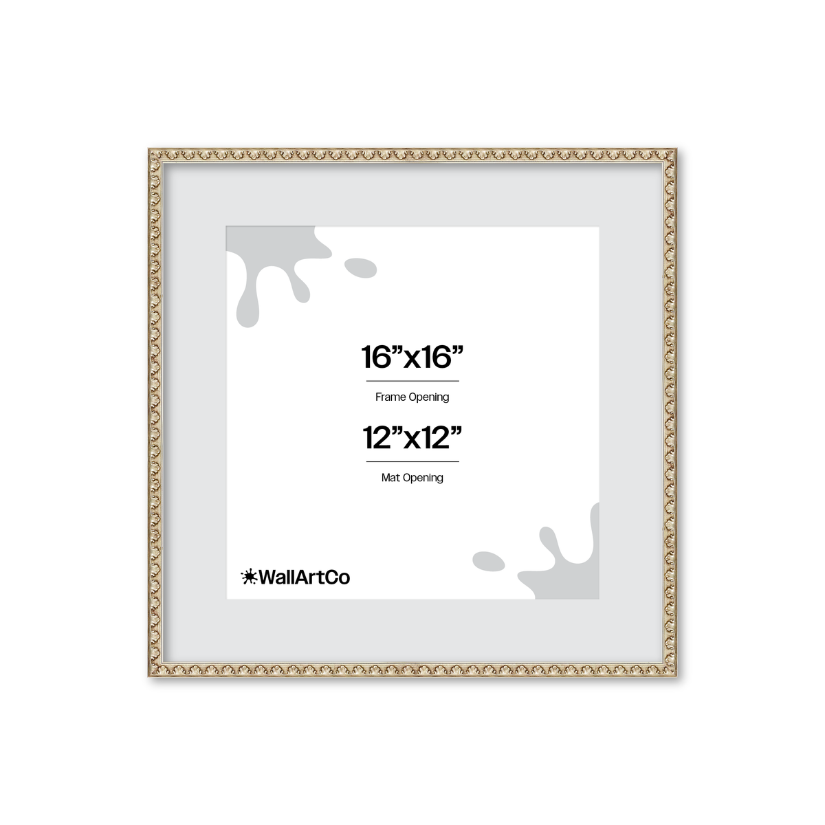 The Quiet Drama Silver Picture Frame