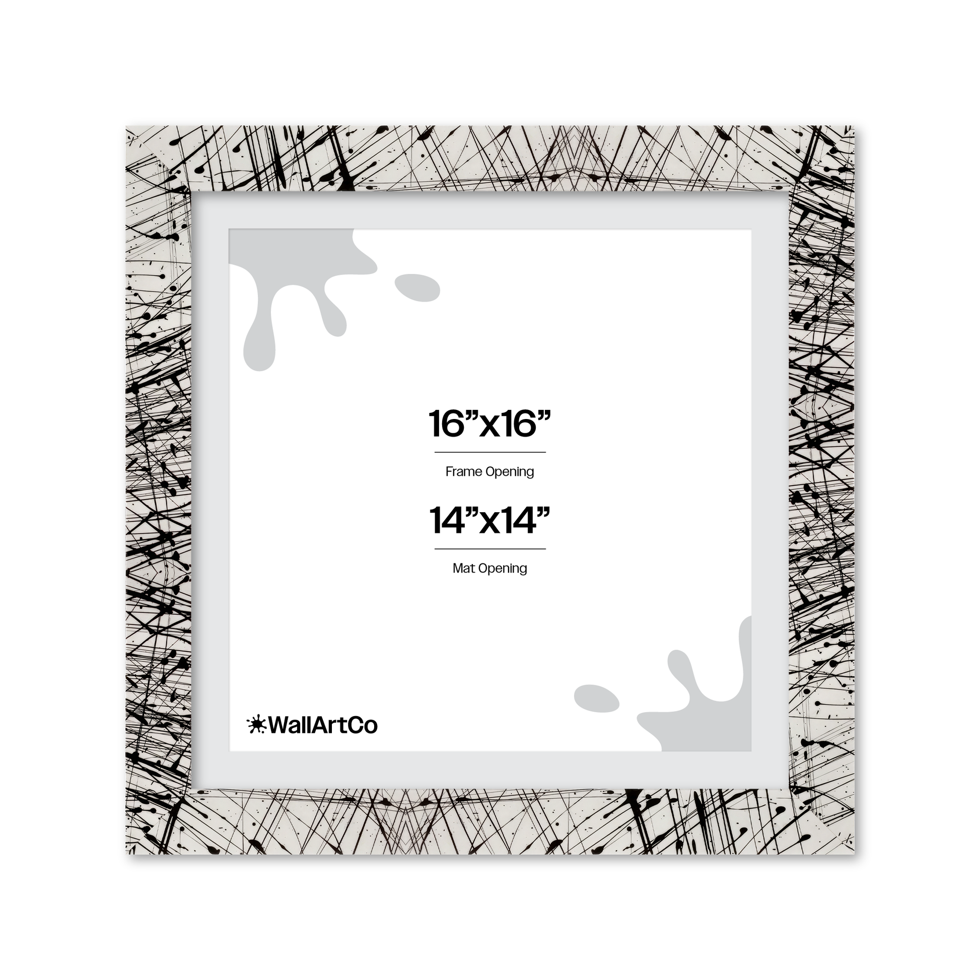 Front of picture frame