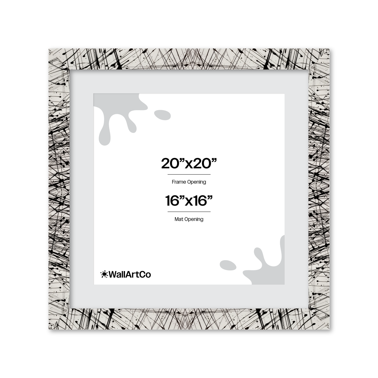 Front of picture frame