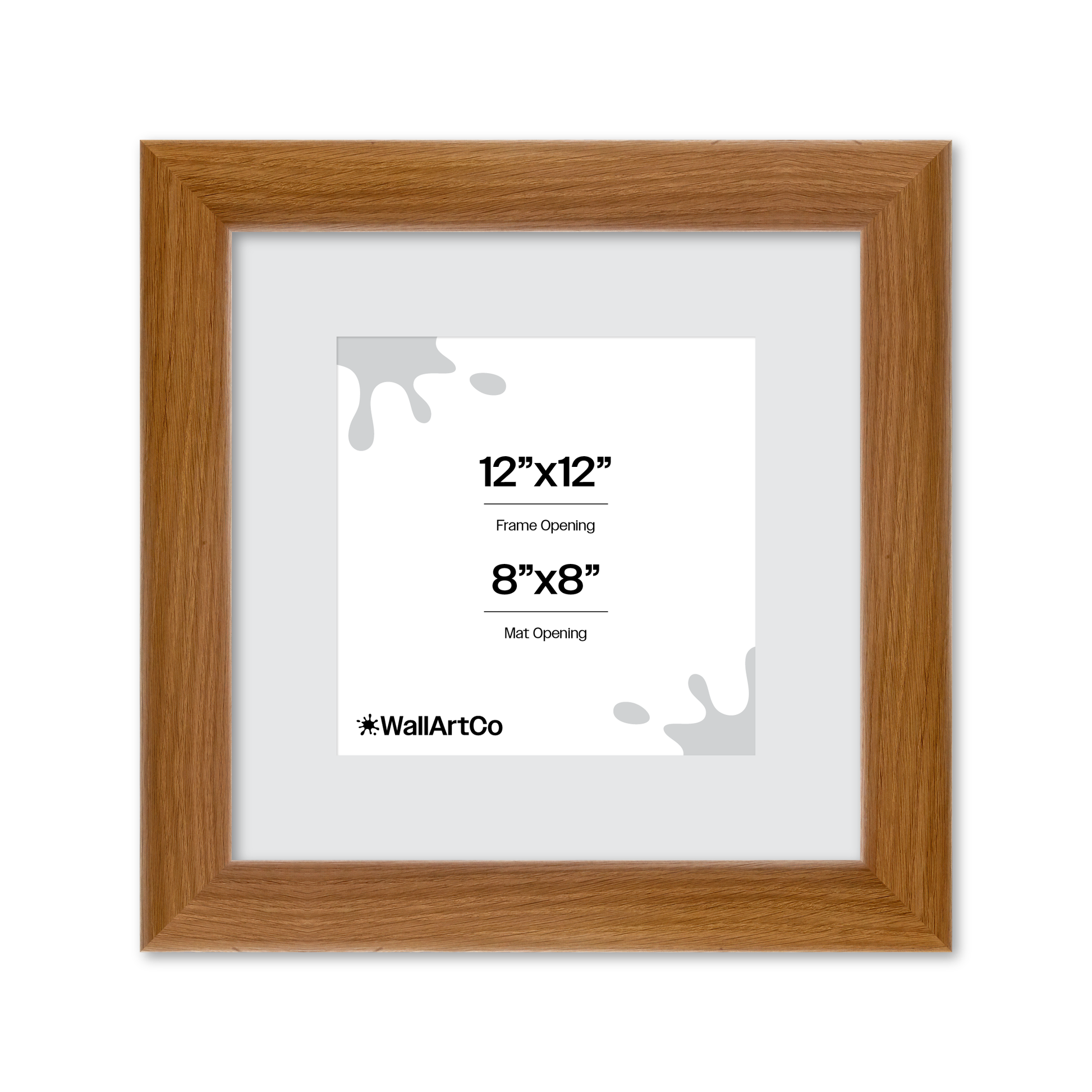 12" x 12" Light Oak Hudson Valley Wall Frame