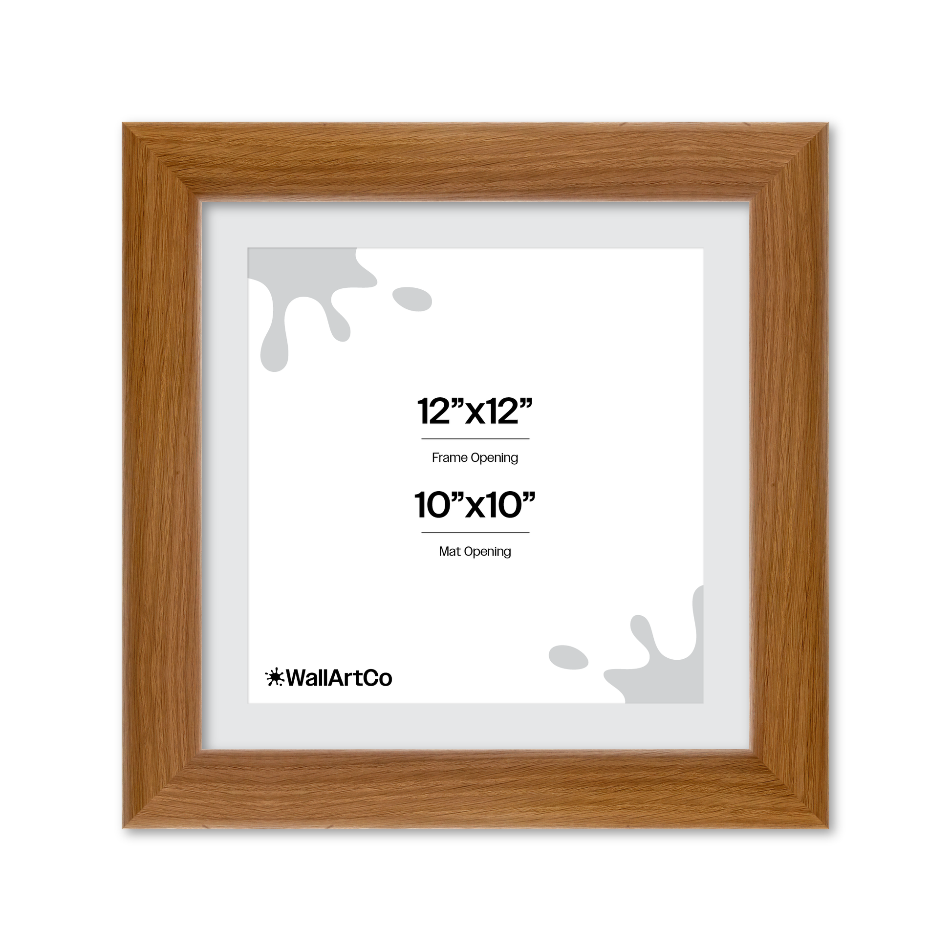 12" x 12" Light Oak Hudson Valley Wall Frame