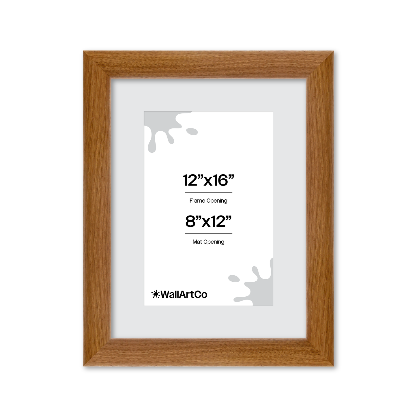 12" x 16" Light Oak Hudson Valley Wall Frame