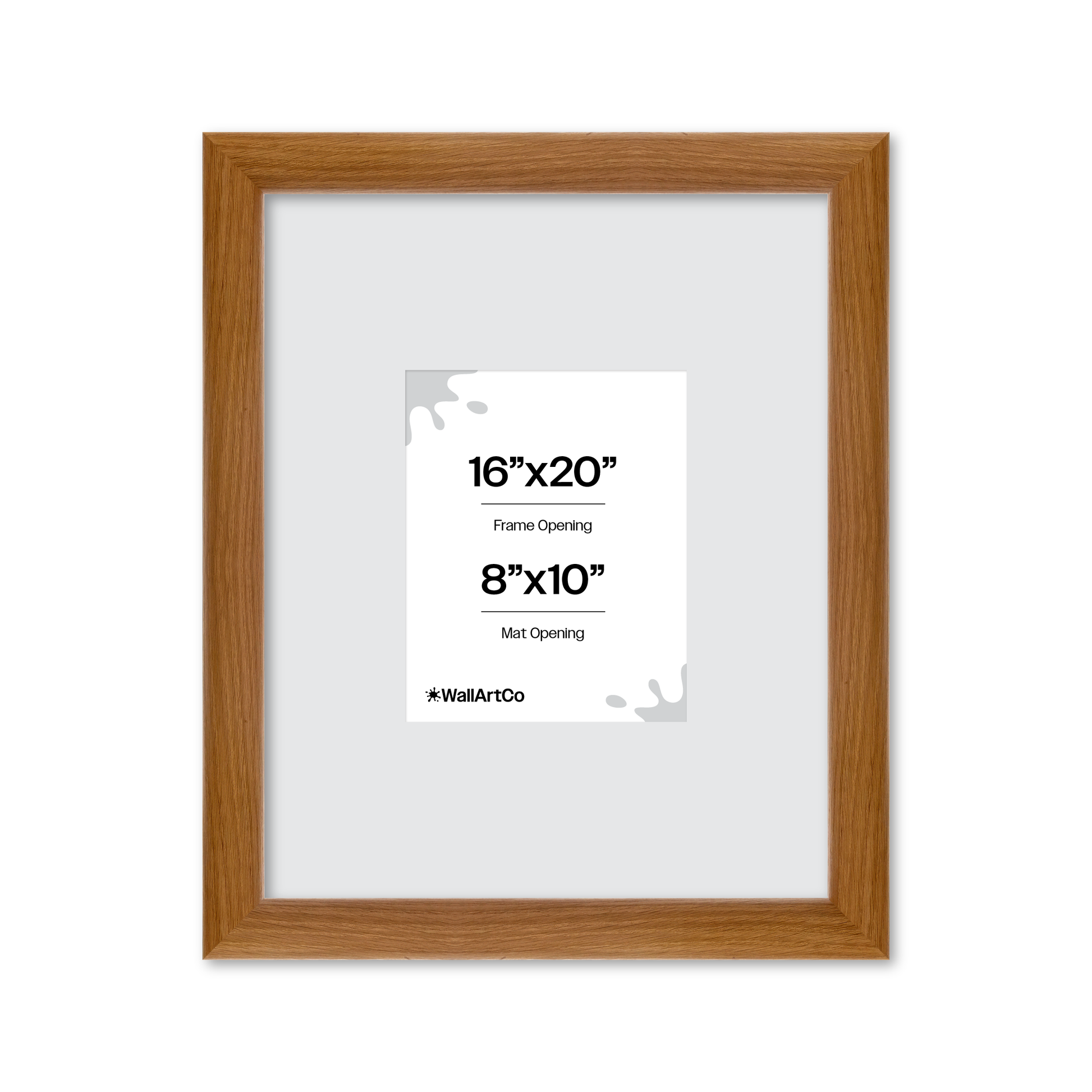 16" x 20" Light Oak Hudson Valley Wall Frame