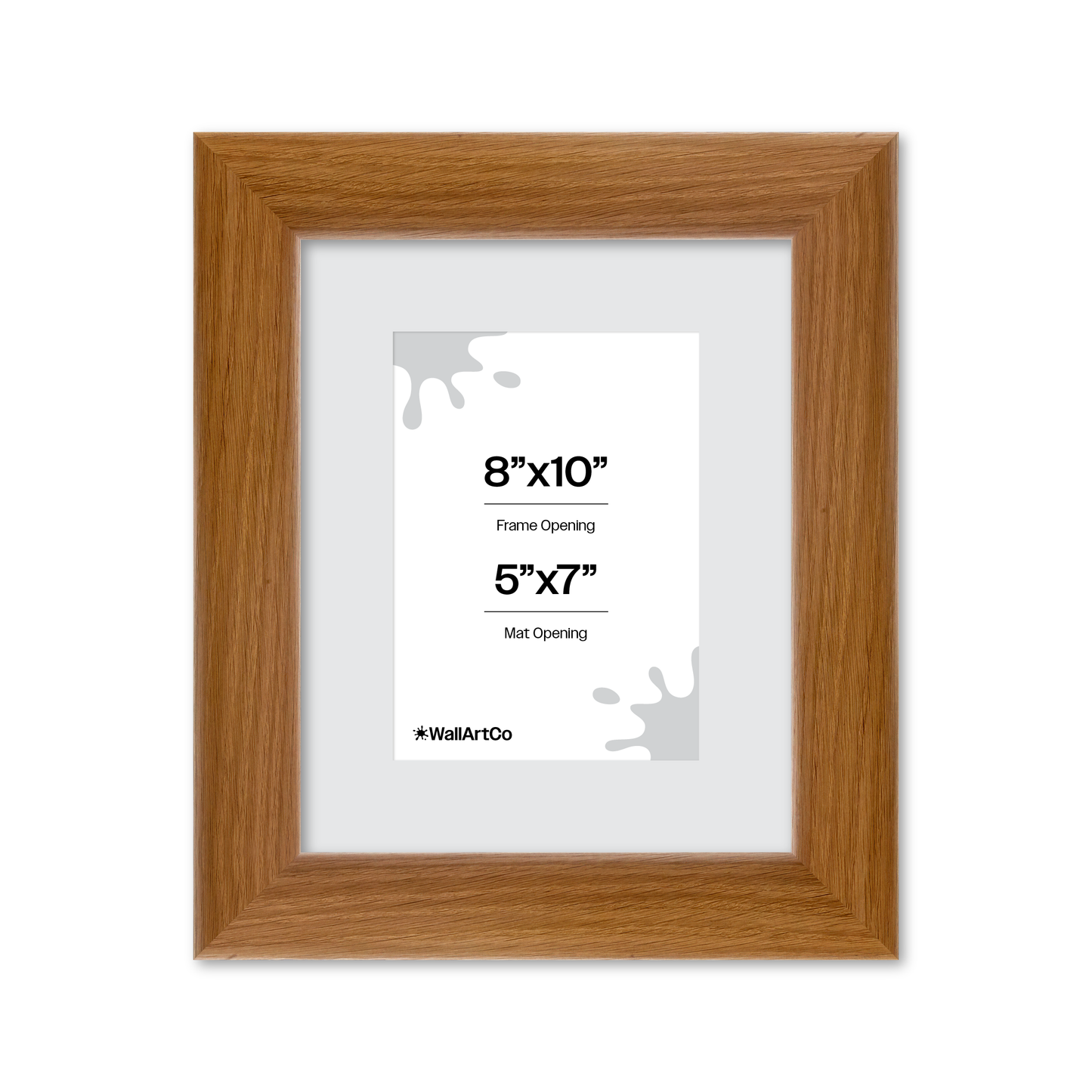 8" x 10" Light Oak Hudson Valley Wall Frame