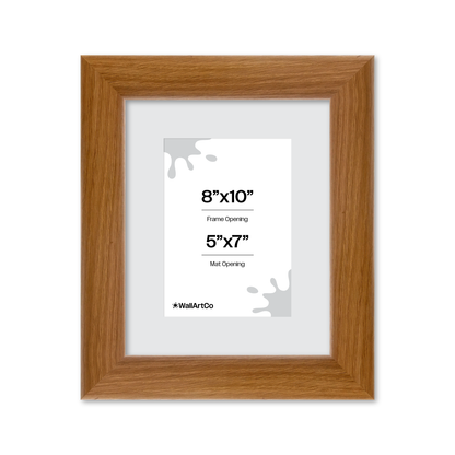 8" x 10" Light Oak Hudson Valley Wall Frame