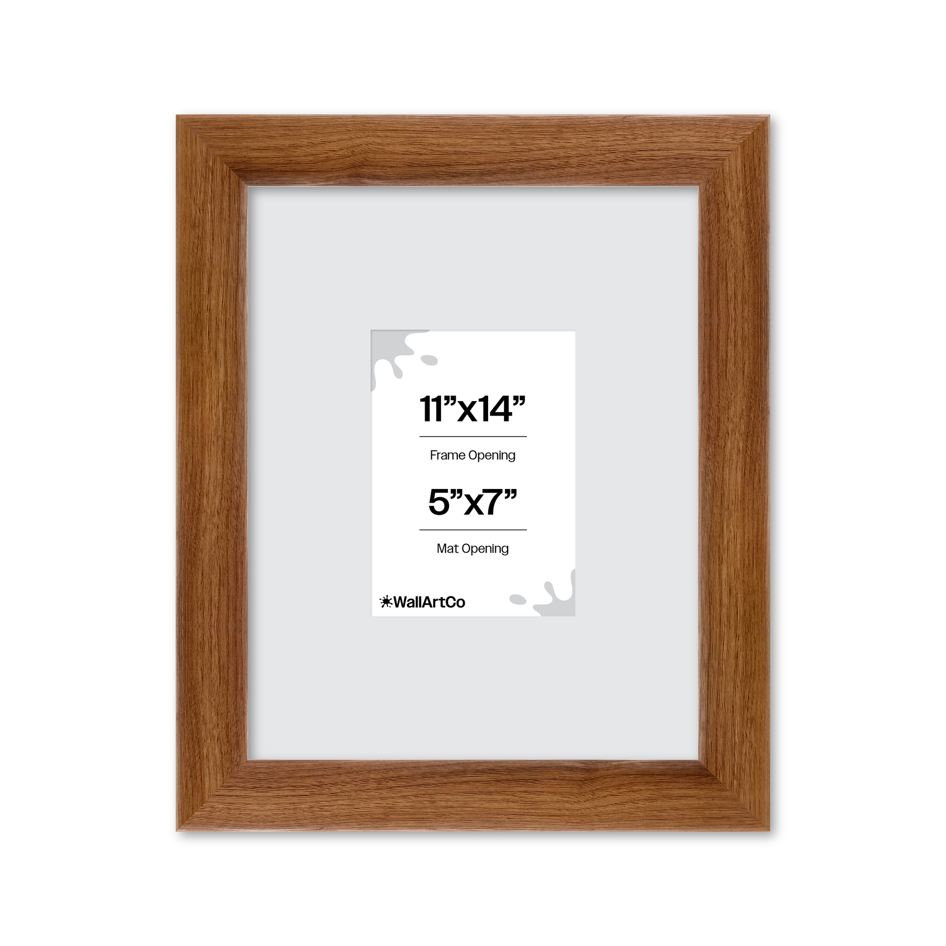 11" x 14" Light Walnut Hudson Valley Wall Frame