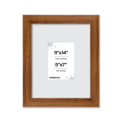 11" x 14" Light Walnut Hudson Valley Wall Frame