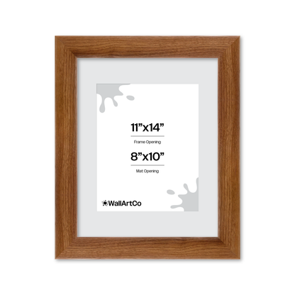 11" x 14" Light Walnut Hudson Valley Wall Frame