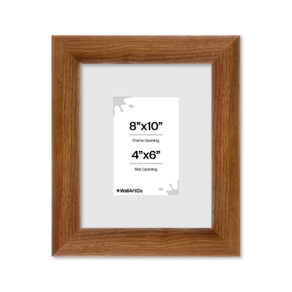 8" x 10" Light Walnut Hudson Valley Wall Frame
