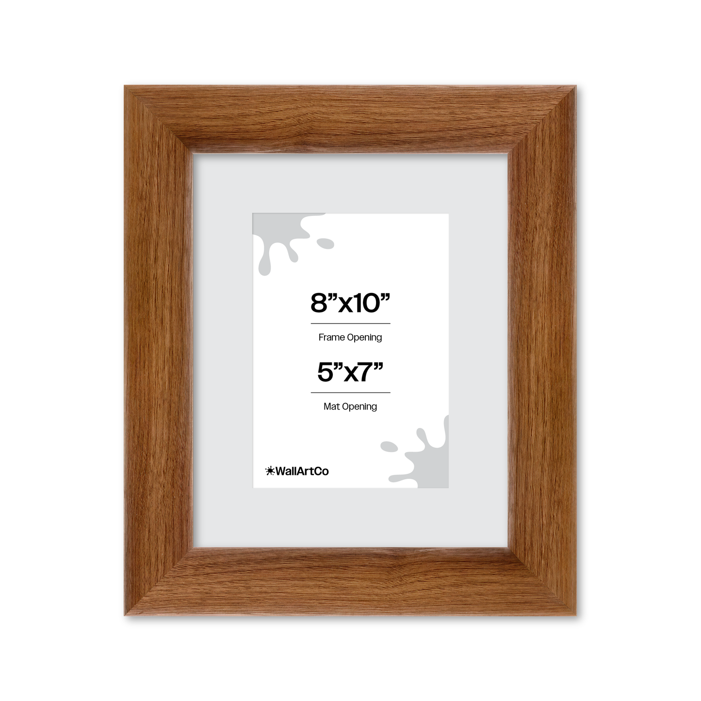 8" x 10" Light Walnut Hudson Valley Wall Frame