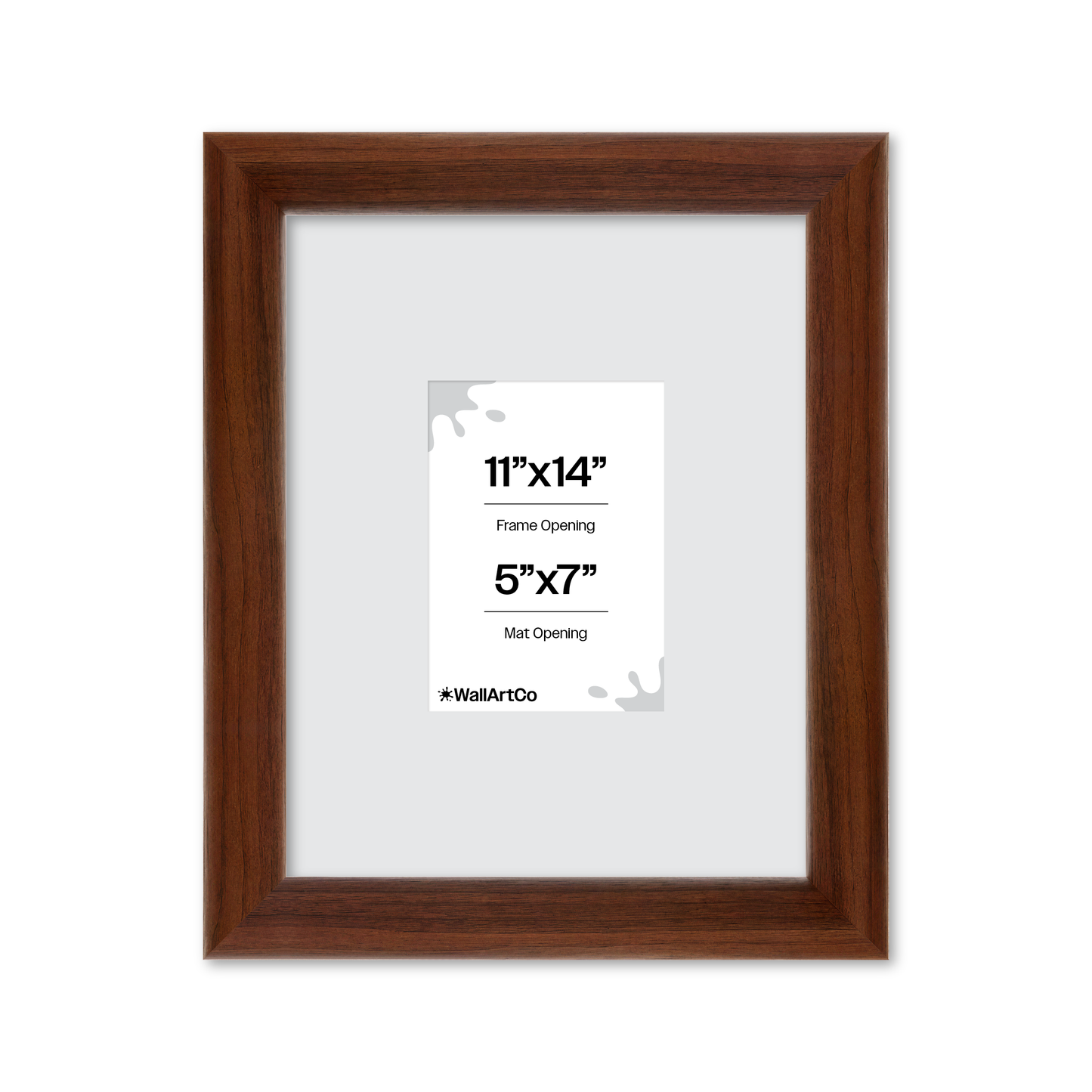 11" x 14" Dark Walnut Hudson Valley Wall Frame